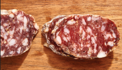 Elevation Whiskey Salami distributed by Euclid Fish Company in Mentor, Ohio